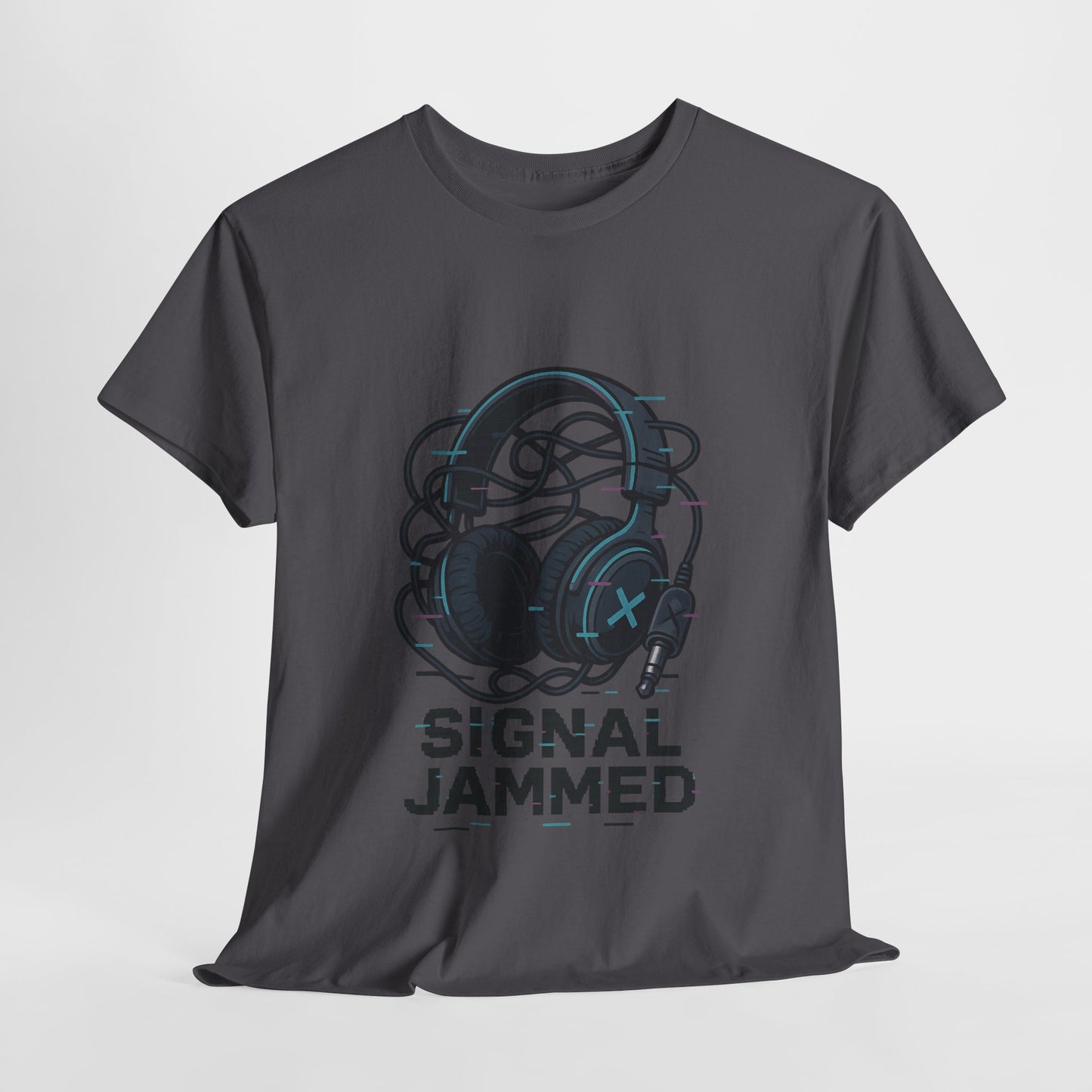 Signal Jammed Unisex Heavy Cotton Tee