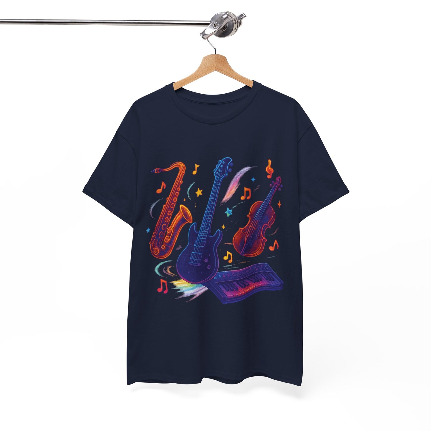 Vibrant Music-Themed Unisex Tee