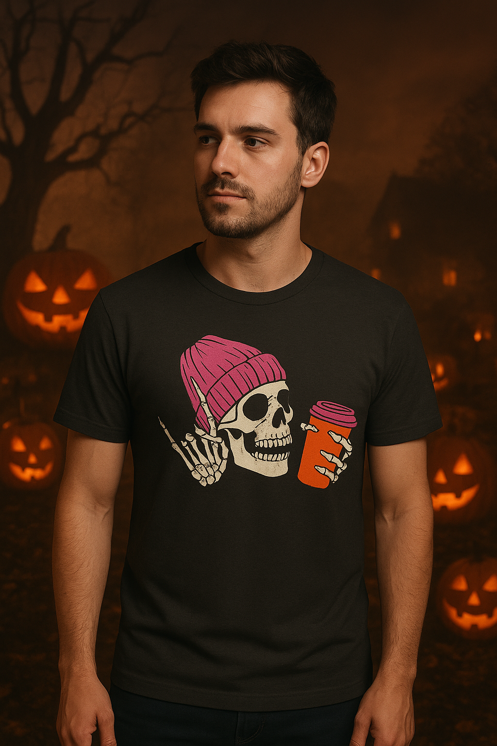 Chill Skull Halloween Tee