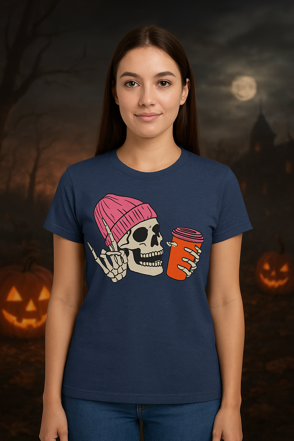 Chill Skull Halloween Tee