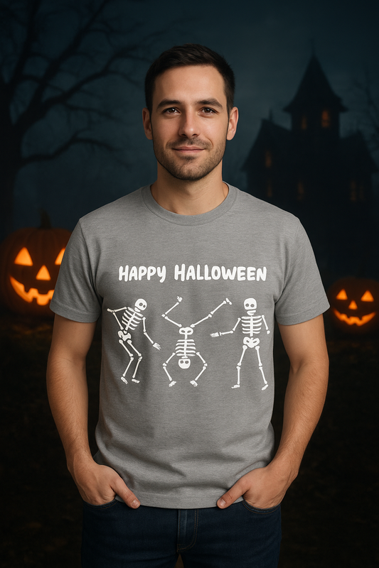 Dancing Skeletons Halloween Tee