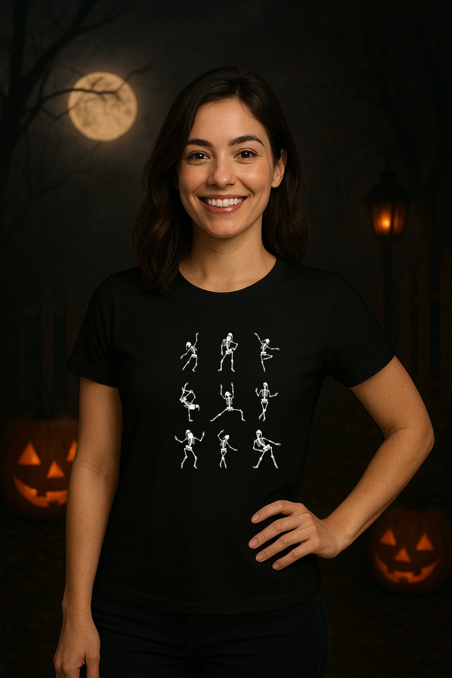 Groovy Skeleton Dance Tee