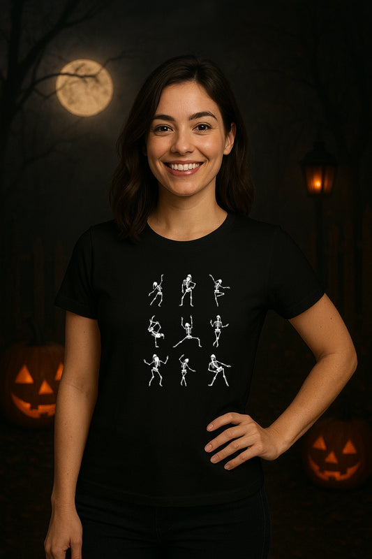 Groovy Skeleton Dance Tee