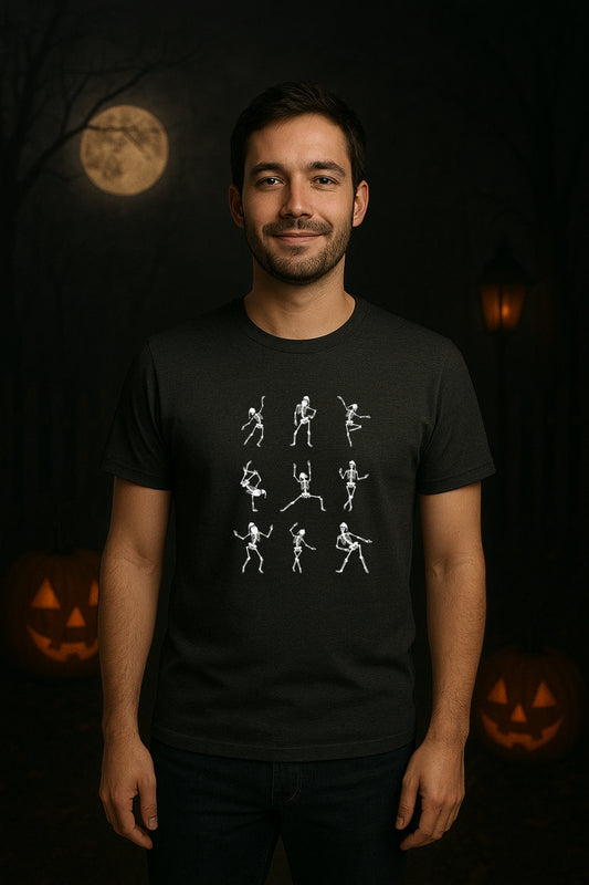 Groovy Skeleton Dance Tee