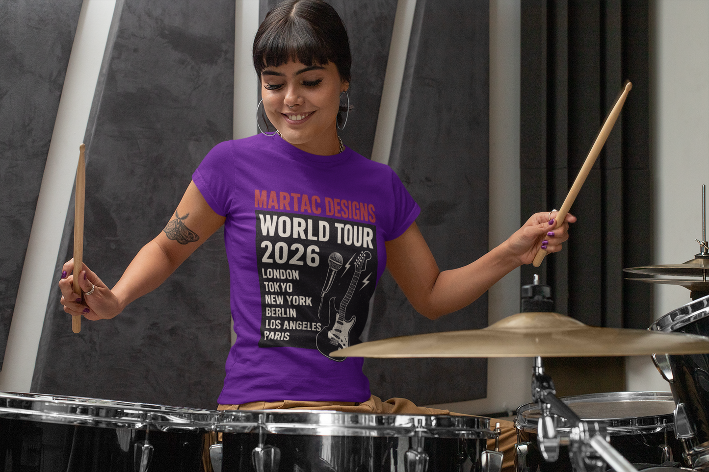 World Tour Concert Tee - Unisex Heavy Cotton T-Shirt