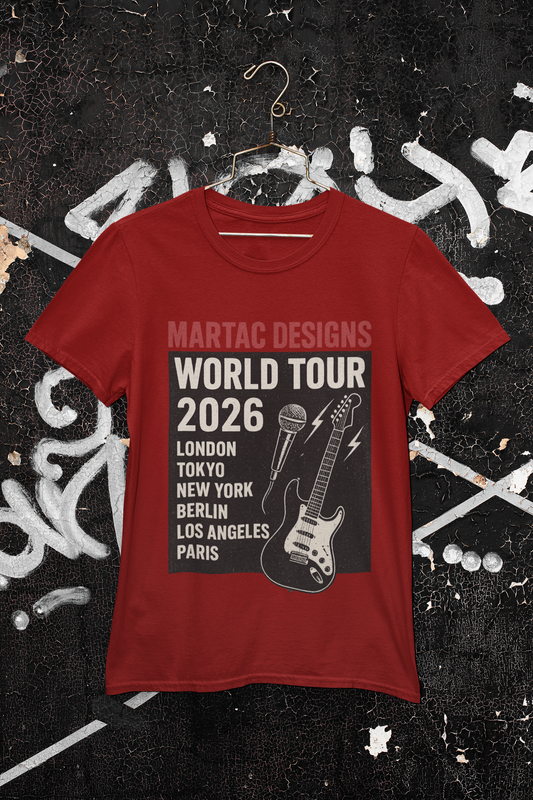 World Tour Concert Tee - Unisex Heavy Cotton T-Shirt
