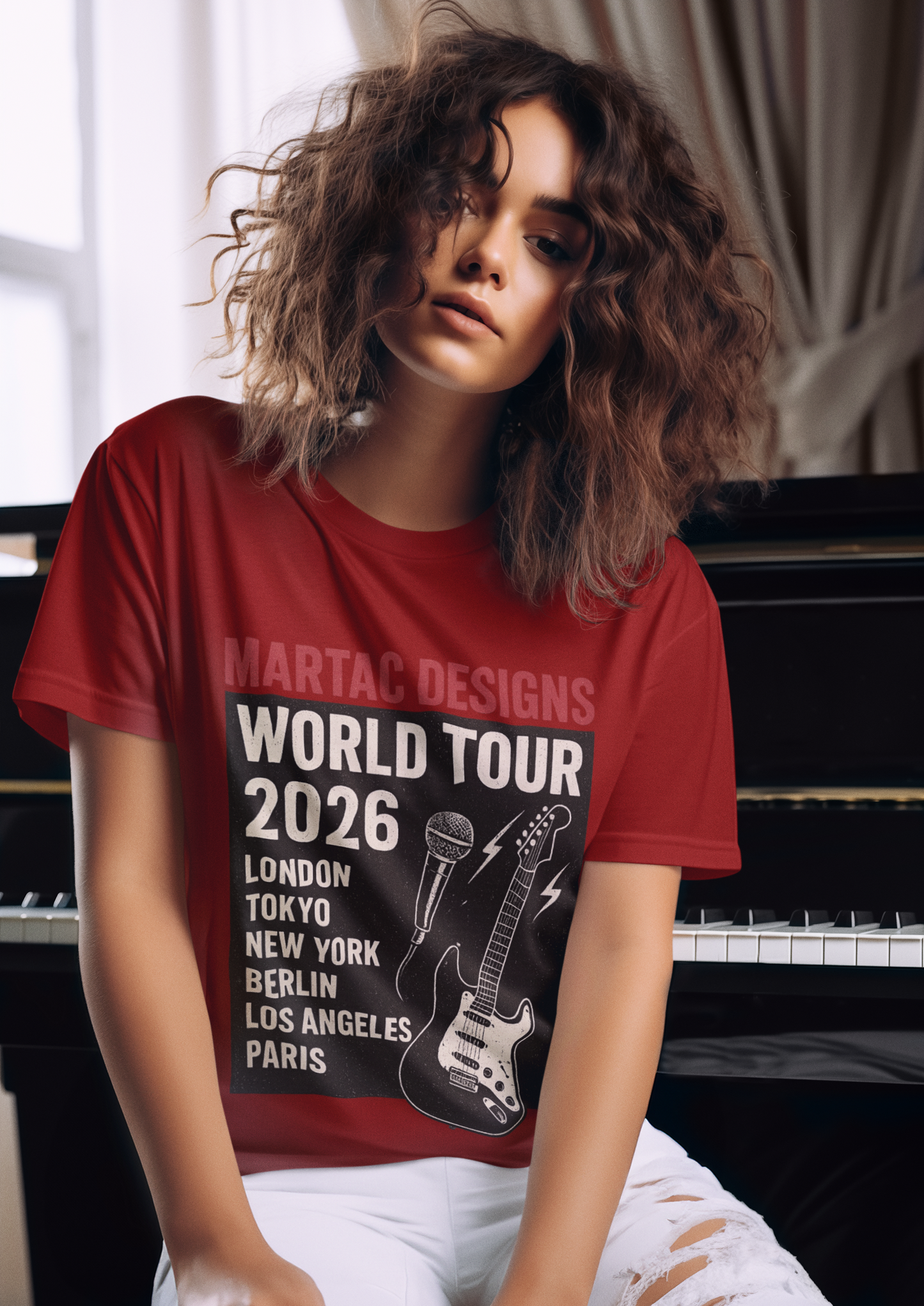World Tour Concert Tee - Unisex Heavy Cotton T-Shirt