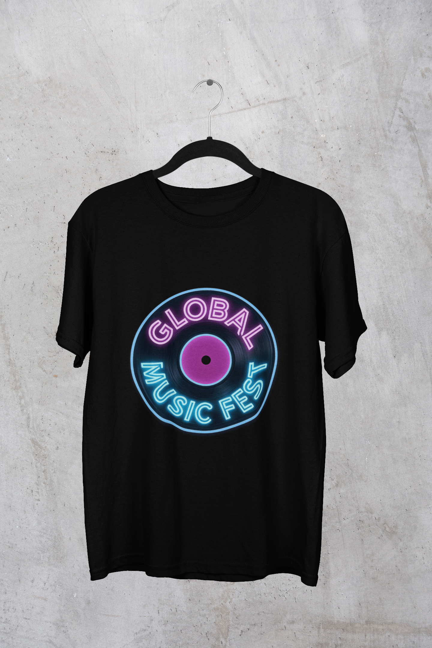 Retro Music Fest Tee - Unisex Heavy Cotton