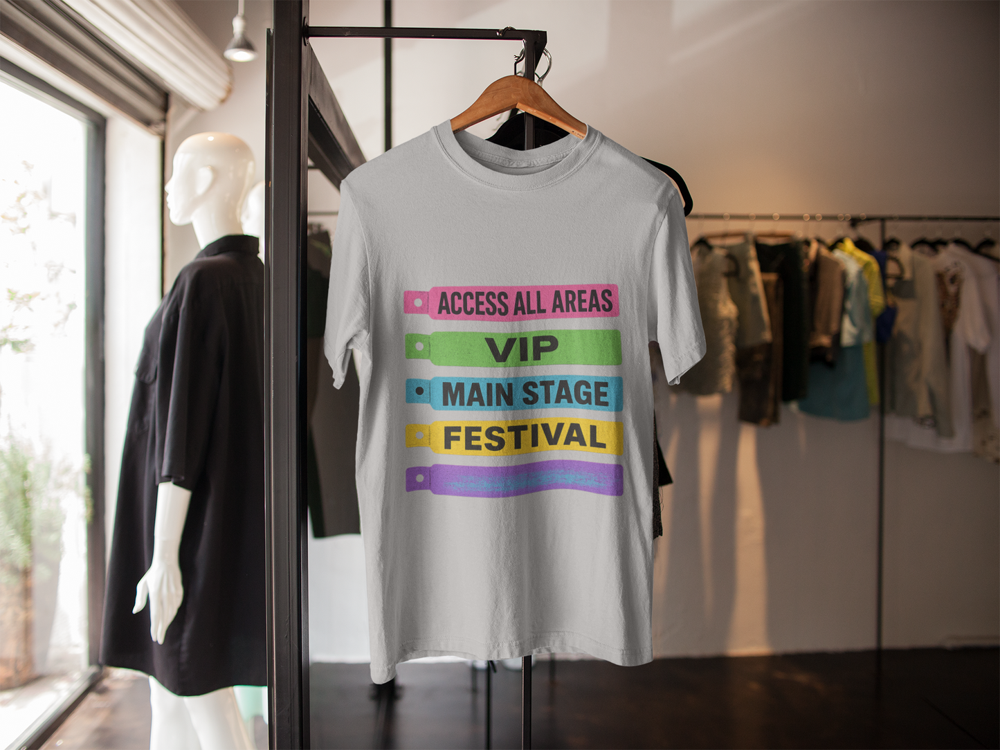 VIP Festival Access Tee, Unisex Cotton Tee
