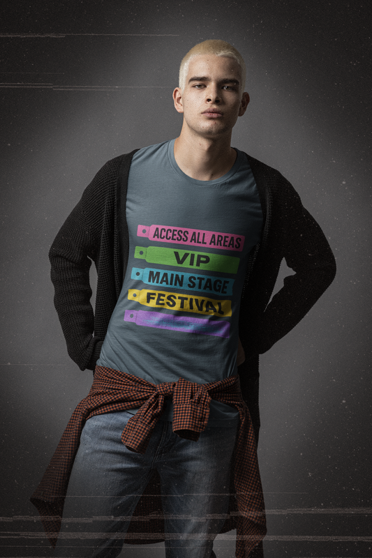 VIP Festival Access Tee, Unisex Cotton Tee