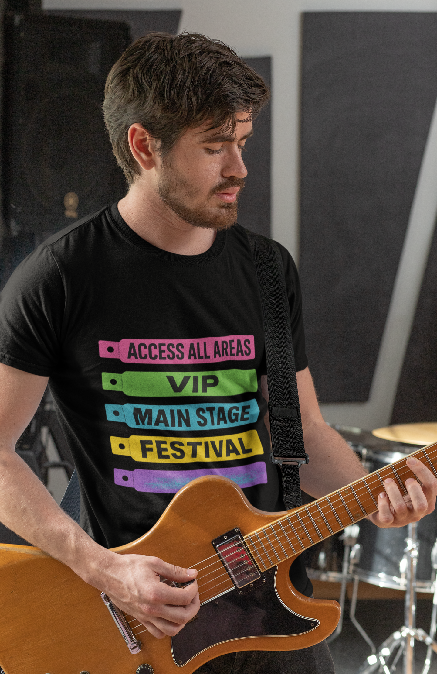 VIP Festival Access Tee, Unisex Cotton Tee