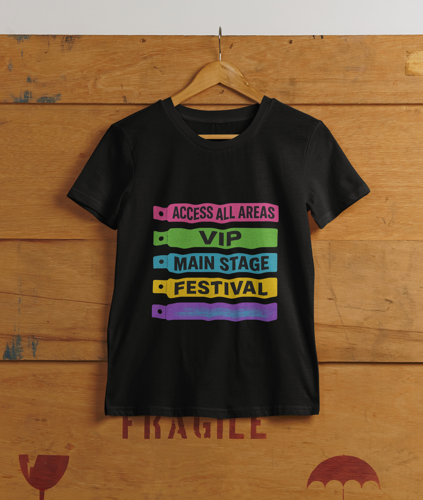 VIP Festival Access Tee, Unisex Cotton Tee