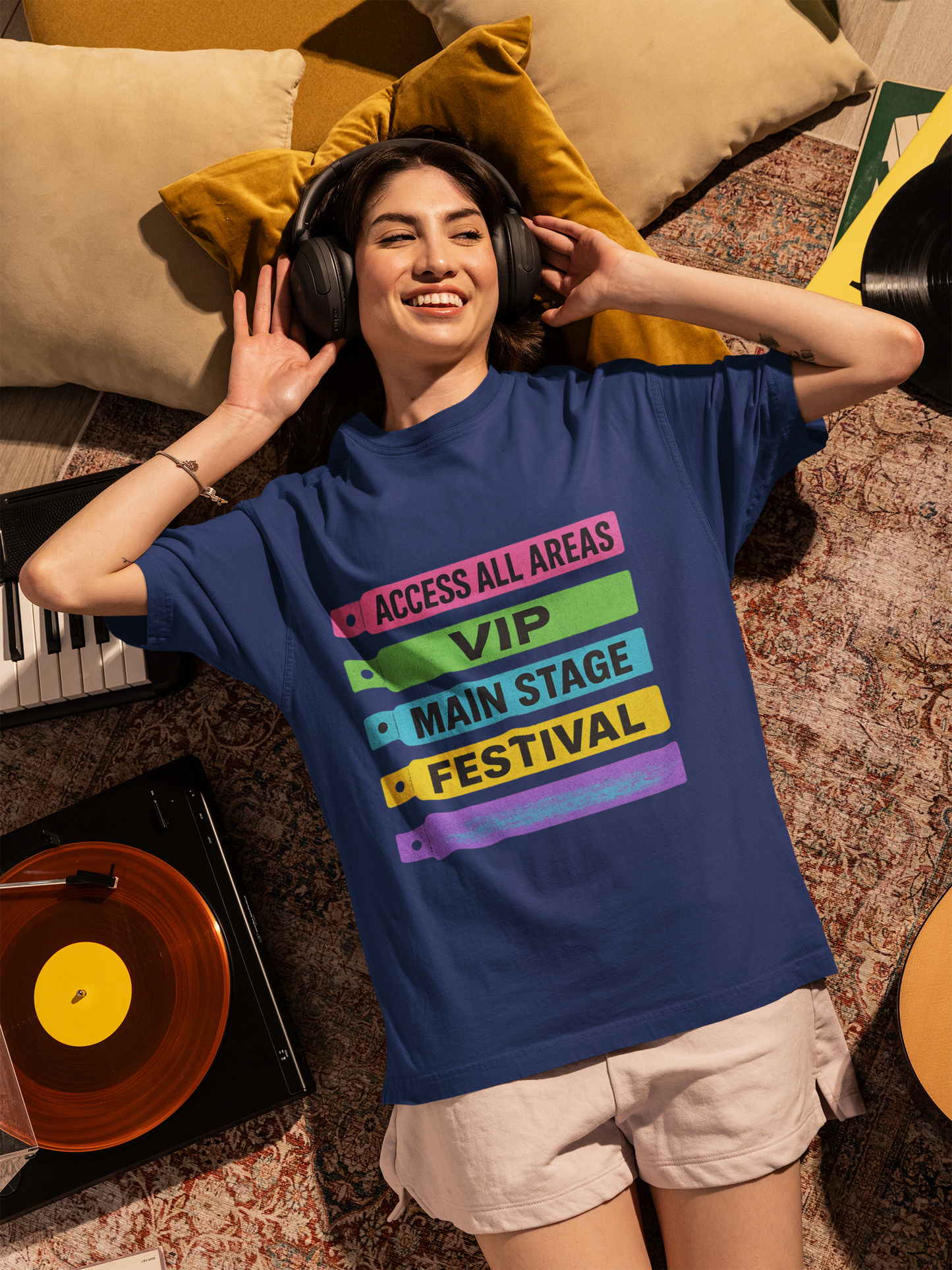VIP Festival Access Tee, Unisex Cotton Tee