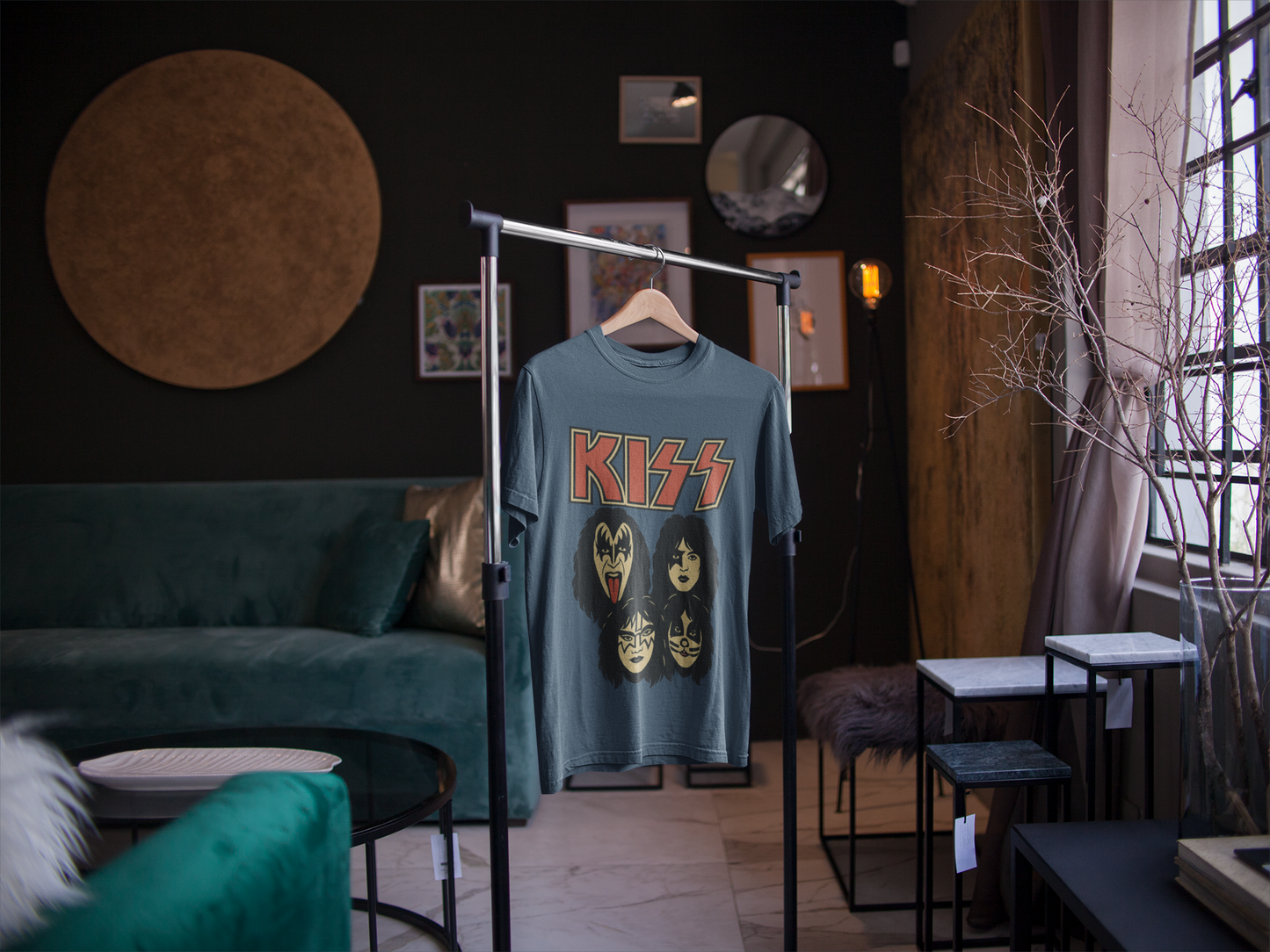 KISS Graphic Unisex Heavy Cotton Tee | Rock Music