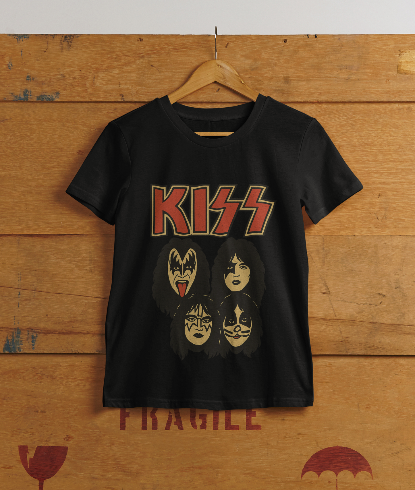 KISS Graphic Unisex Heavy Cotton Tee | Rock Music