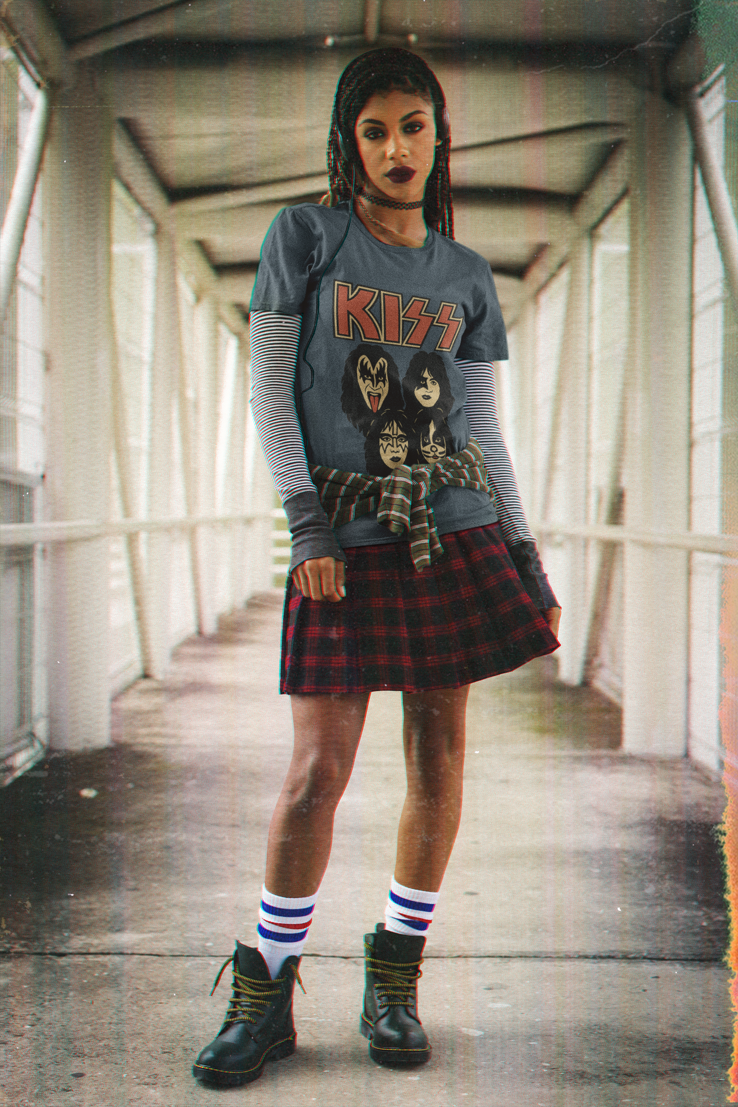 KISS Graphic Unisex Heavy Cotton Tee | Rock Music