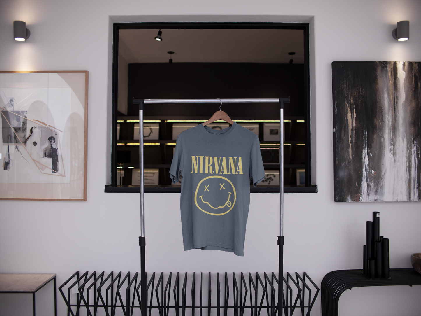 Vintage Nirvana Unisex Tee, Retro Grunge Shirt