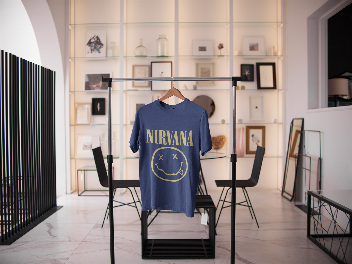 Vintage Nirvana Unisex Tee, Retro Grunge Shirt
