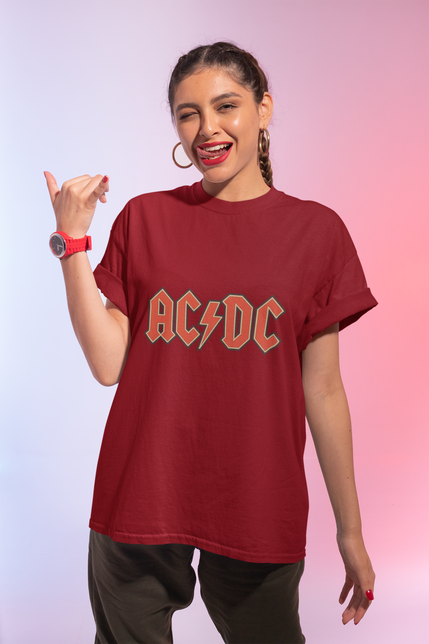 AC/DC Unisex Heavy Cotton Tee - Music Lover Shirt