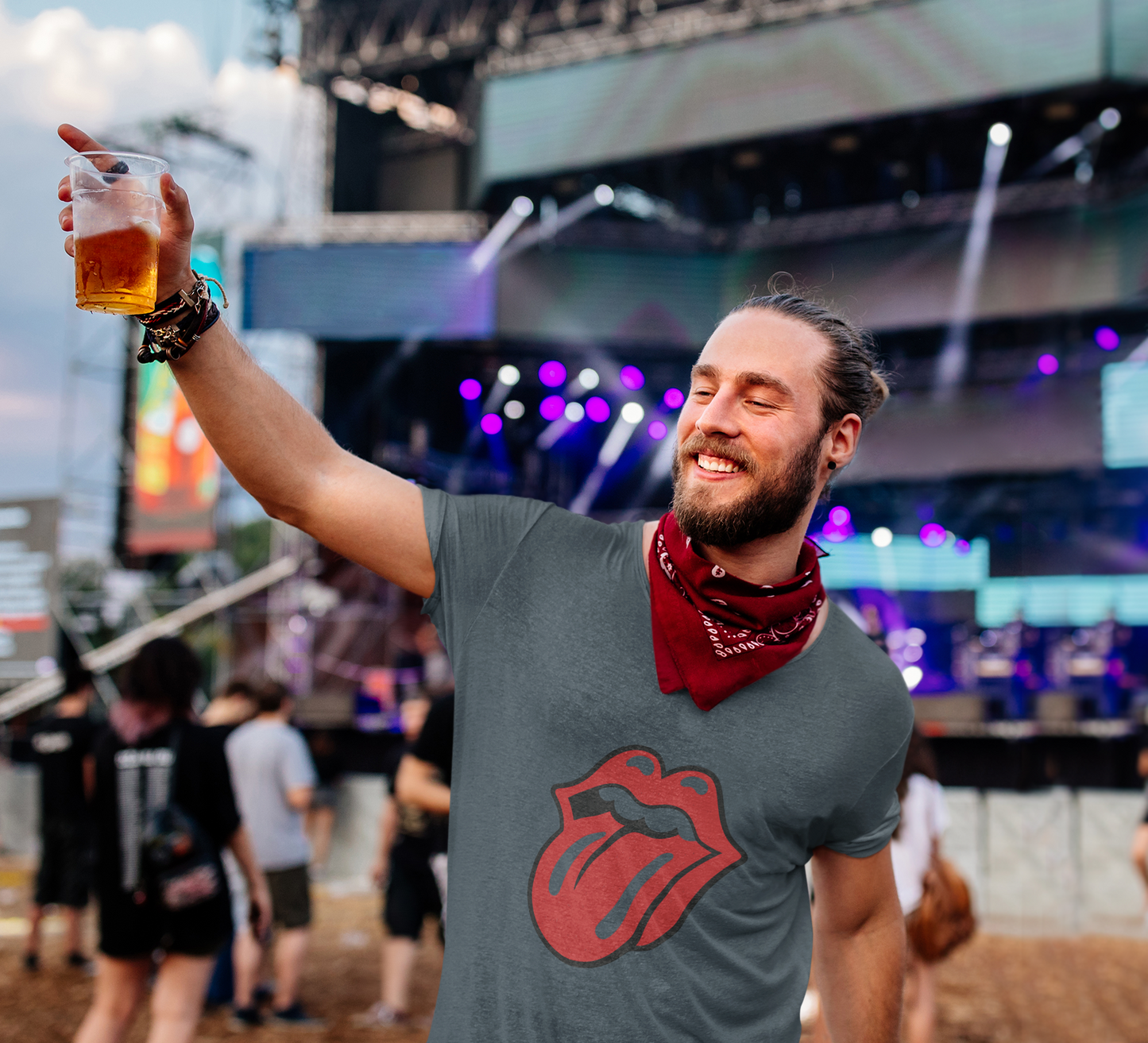 Rock and Roll Unisex Heavy Cotton Tee
