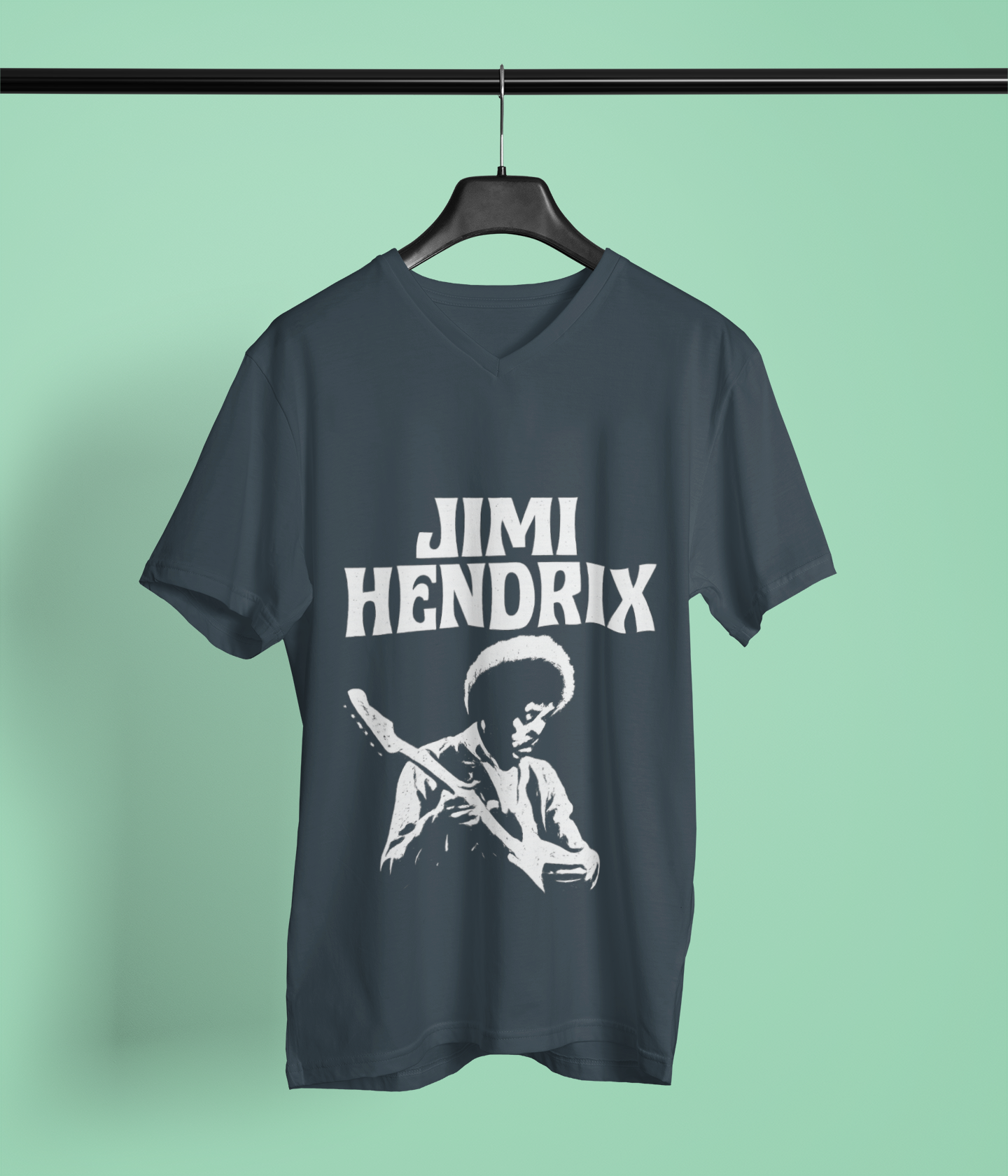 Jimi Hendrix Heavy Cotton Tee, Vintage Band T-Shirt