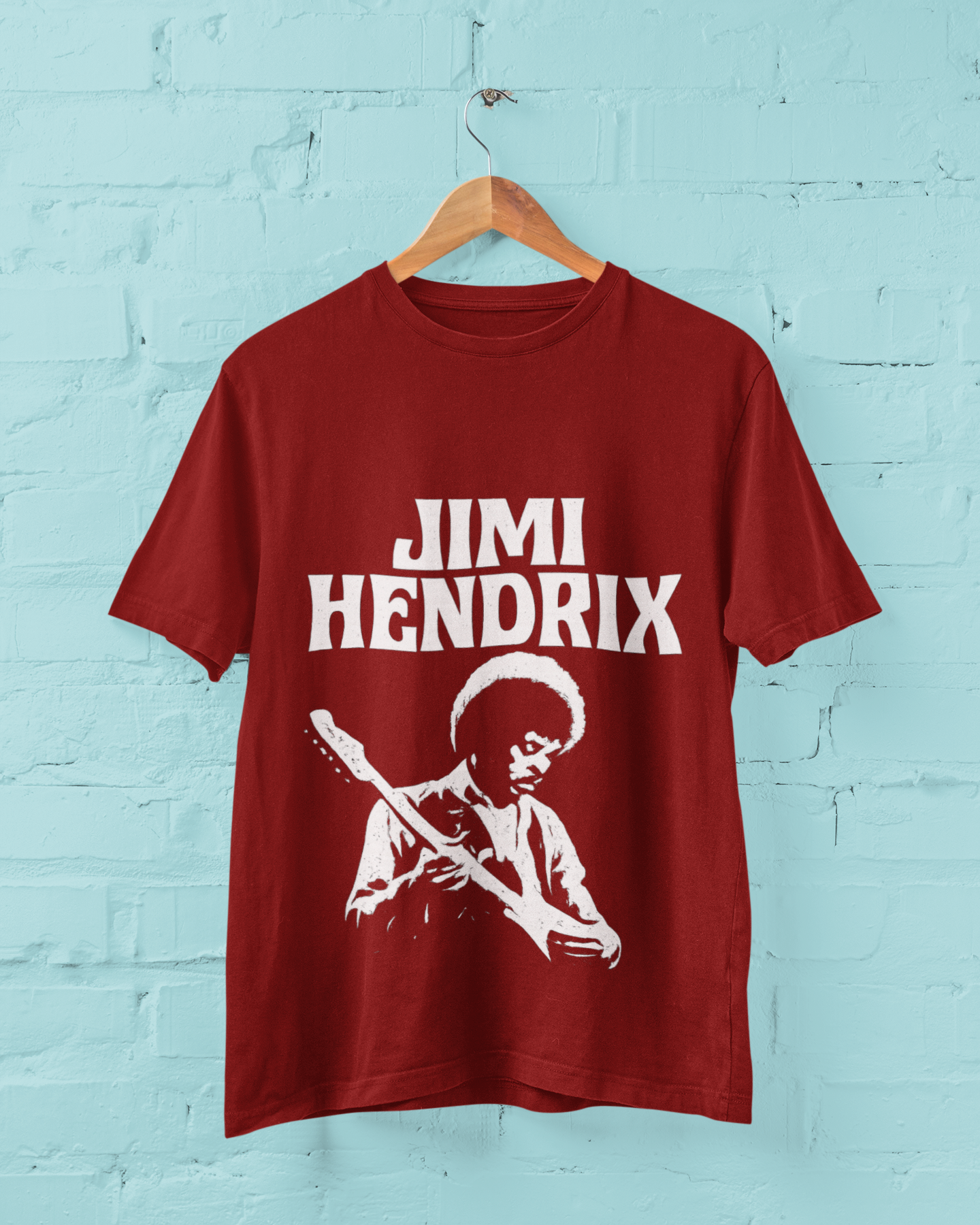 Jimi Hendrix Heavy Cotton Tee, Vintage Band T-Shirt