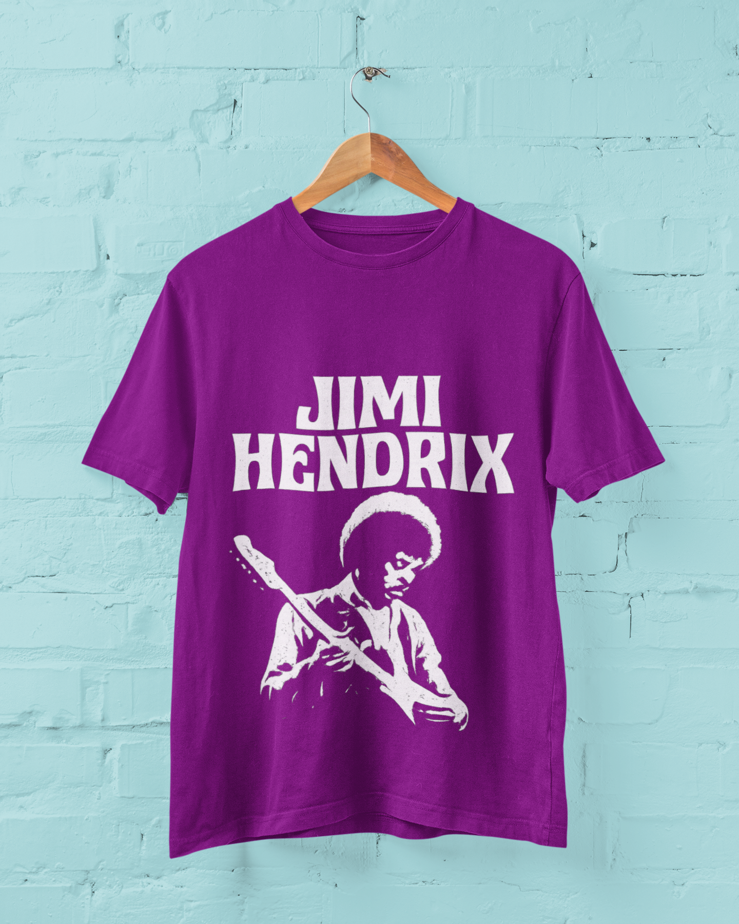 Jimi Hendrix Heavy Cotton Tee, Vintage Band T-Shirt