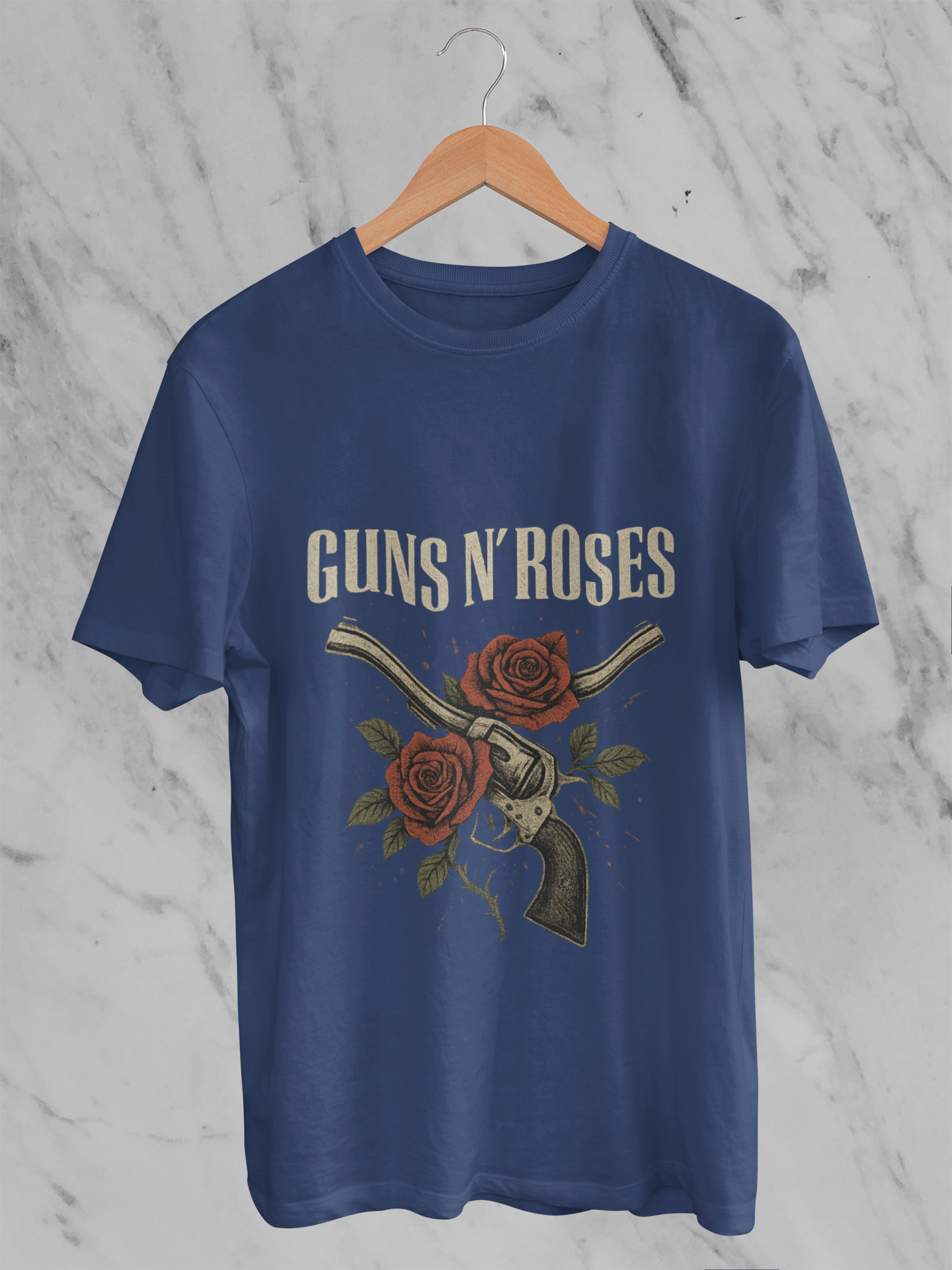 Guns N Roses Floral Tee - Unisex Heavy Cotton
