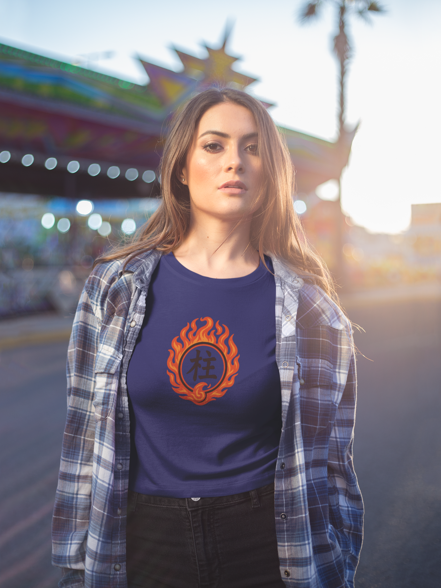 Fire Symbol Unisex Heavy Cotton Tee