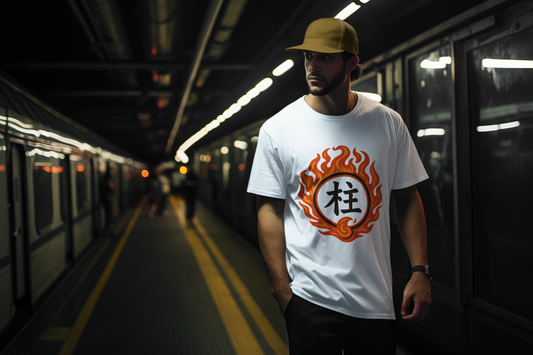 Fire Symbol Unisex Heavy Cotton Tee