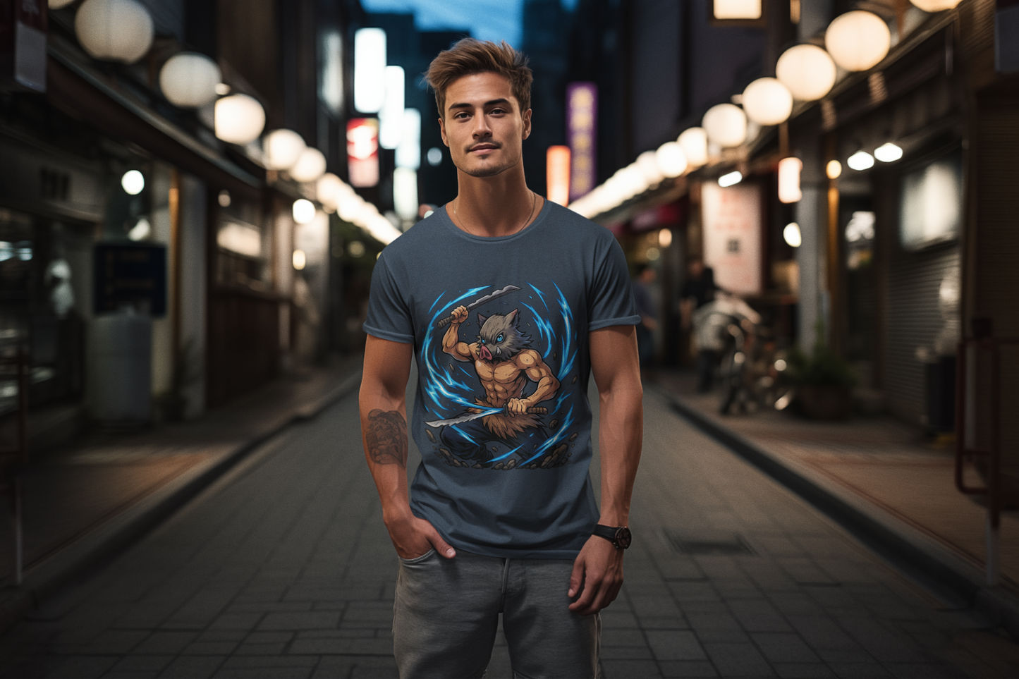 Unisex Heavy Cotton Tee - Epic Warrior Design
