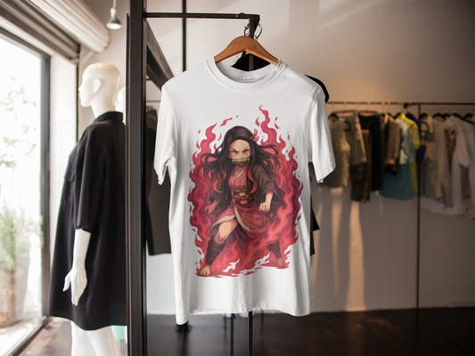 Unisex Heavy Cotton Tee Nezuko Kamado
