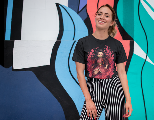 Unisex Heavy Cotton Tee Nezuko Kamado