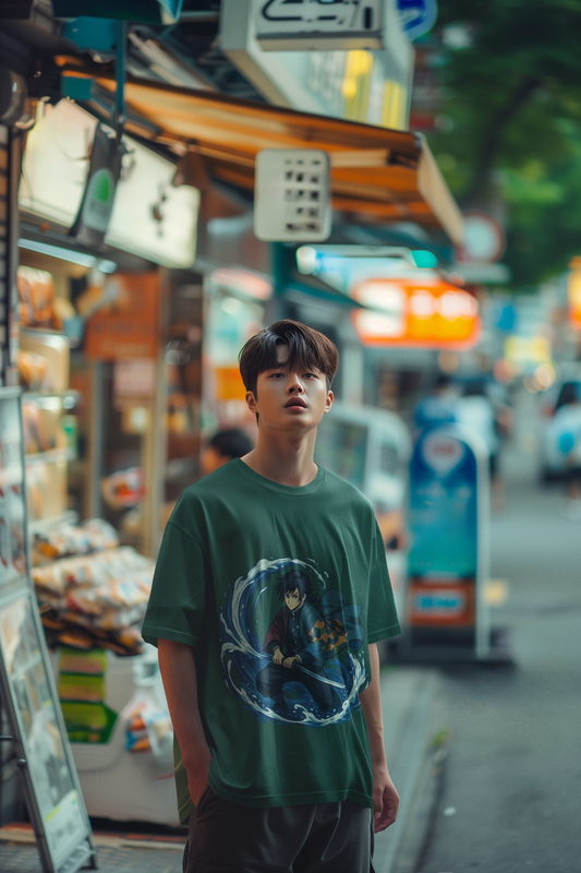 Giyu Tomioka Unisex Heavy Cotton Tee