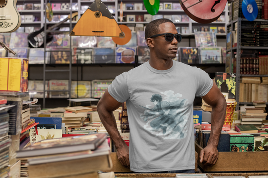 Samurai Warrior Mist Graphic Tee – Epic Japanese Anime Style Shirt