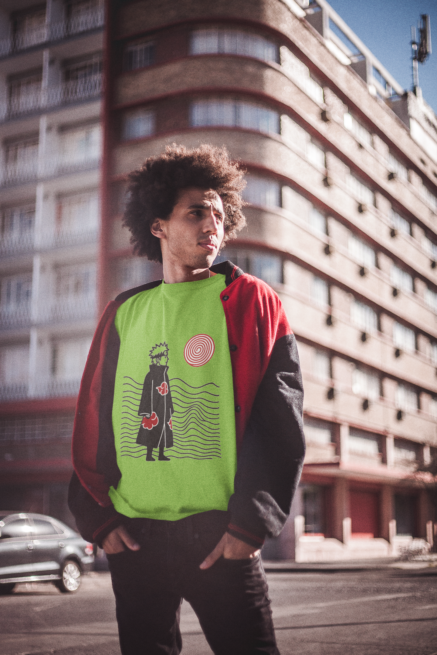 Akatsuki Cloud Inspired Streetwear T-Shirt – Bold Anime Graphic Tee