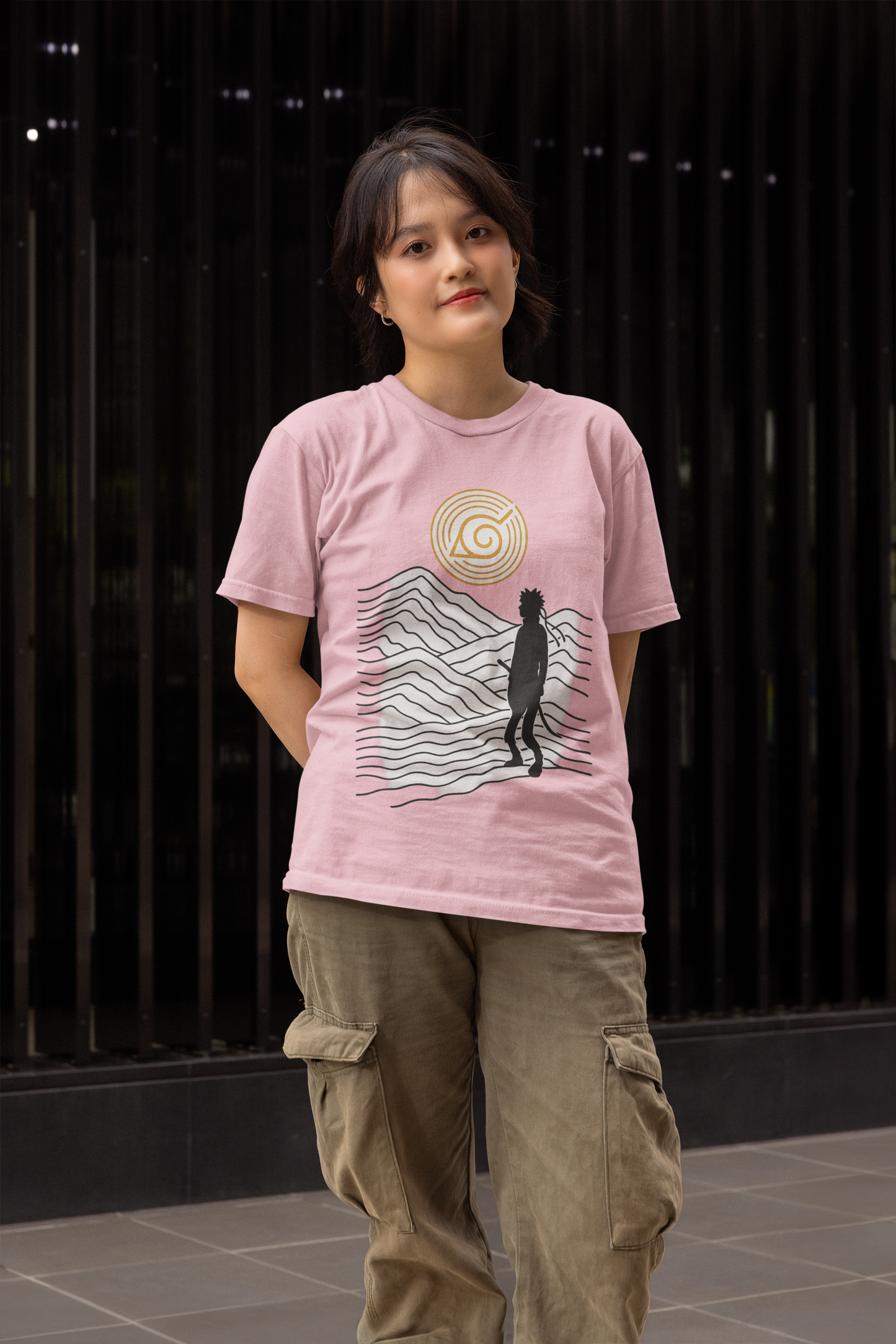 Hidden Leaf Inspired Ninja T-Shirt – Scenic Mountain Graphic Tee