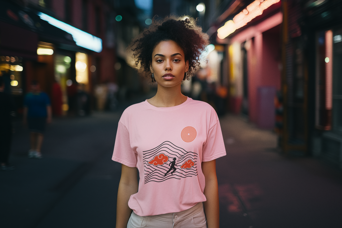 Running Ninja Inspired T-Shirt – Red Cloud Mountain Graphic Tee