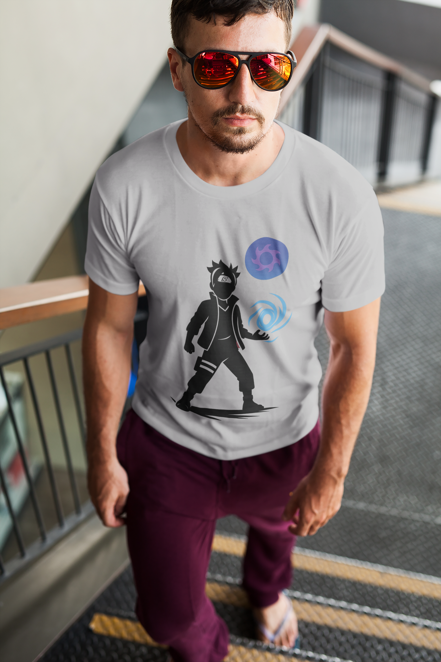 Naruto-Inspired Unisex Heavy Cotton Tee, Anime Shirt, Cosplay Apparel, Gift for Fans, Geek Culture, Casual Wear