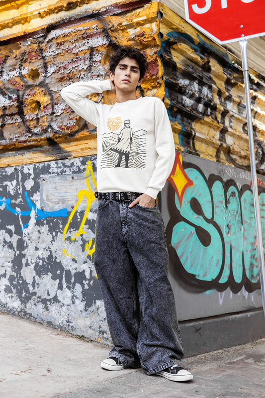 Akatsuki Naruto Sweatshirt – Red Cloud Fleece Crewneck | Anime Streetwear by Martac Designs