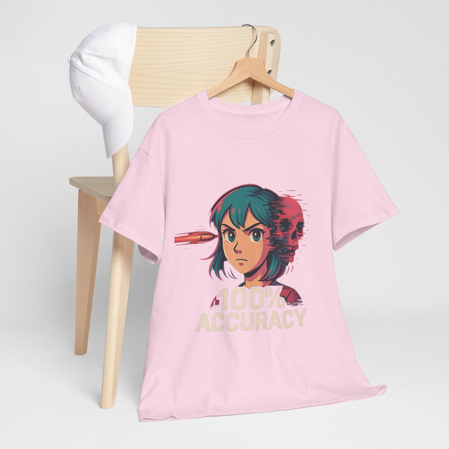 100% Accuracy Graphic Tee for Gamers - Unisex Cotton
