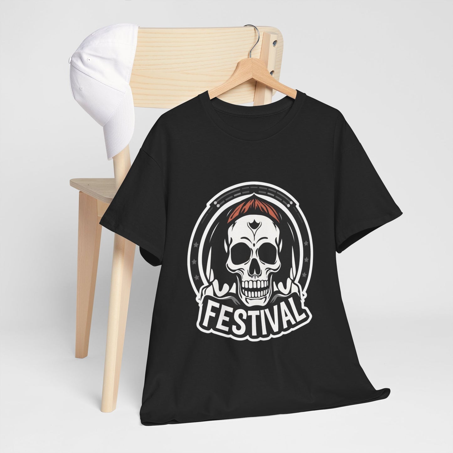 Festival Skull T-Shirt for Music Lovers