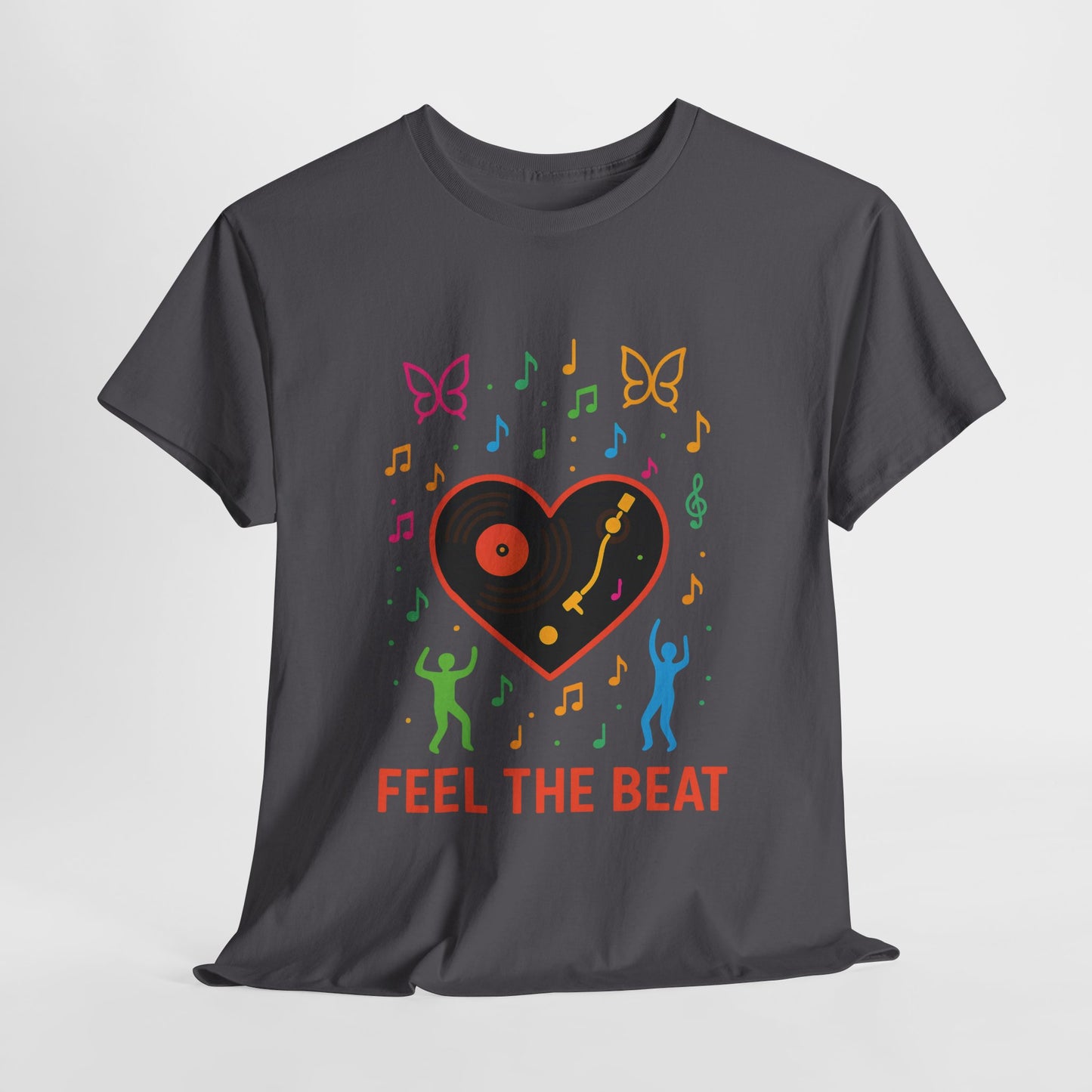 Colorful Music Vibes Tee | Unisex Heavy Cotton Tee
