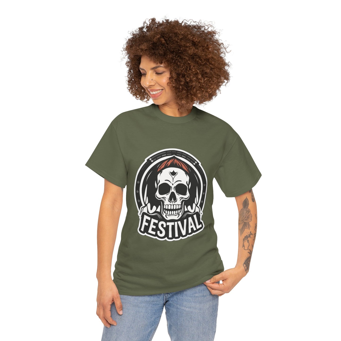 Festival Skull T-Shirt for Music Lovers