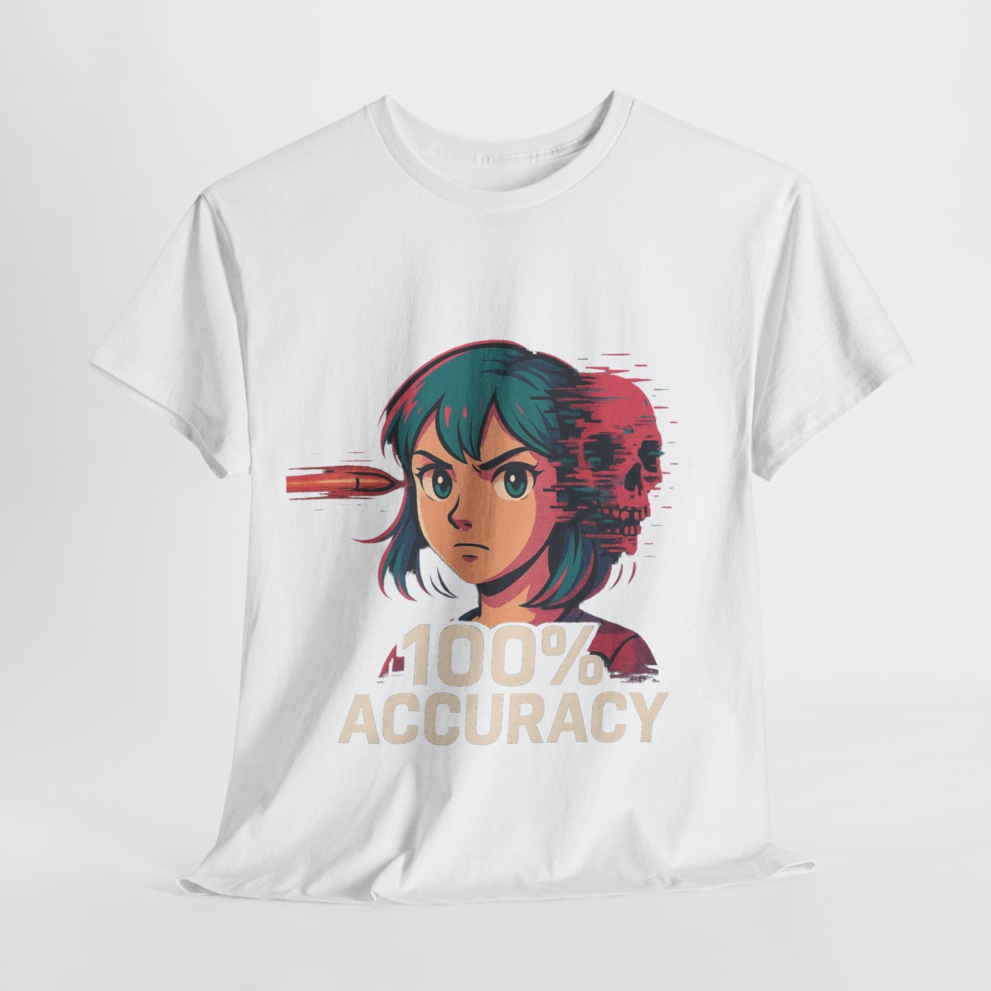 100% Accuracy Graphic Tee for Gamers - Unisex Cotton