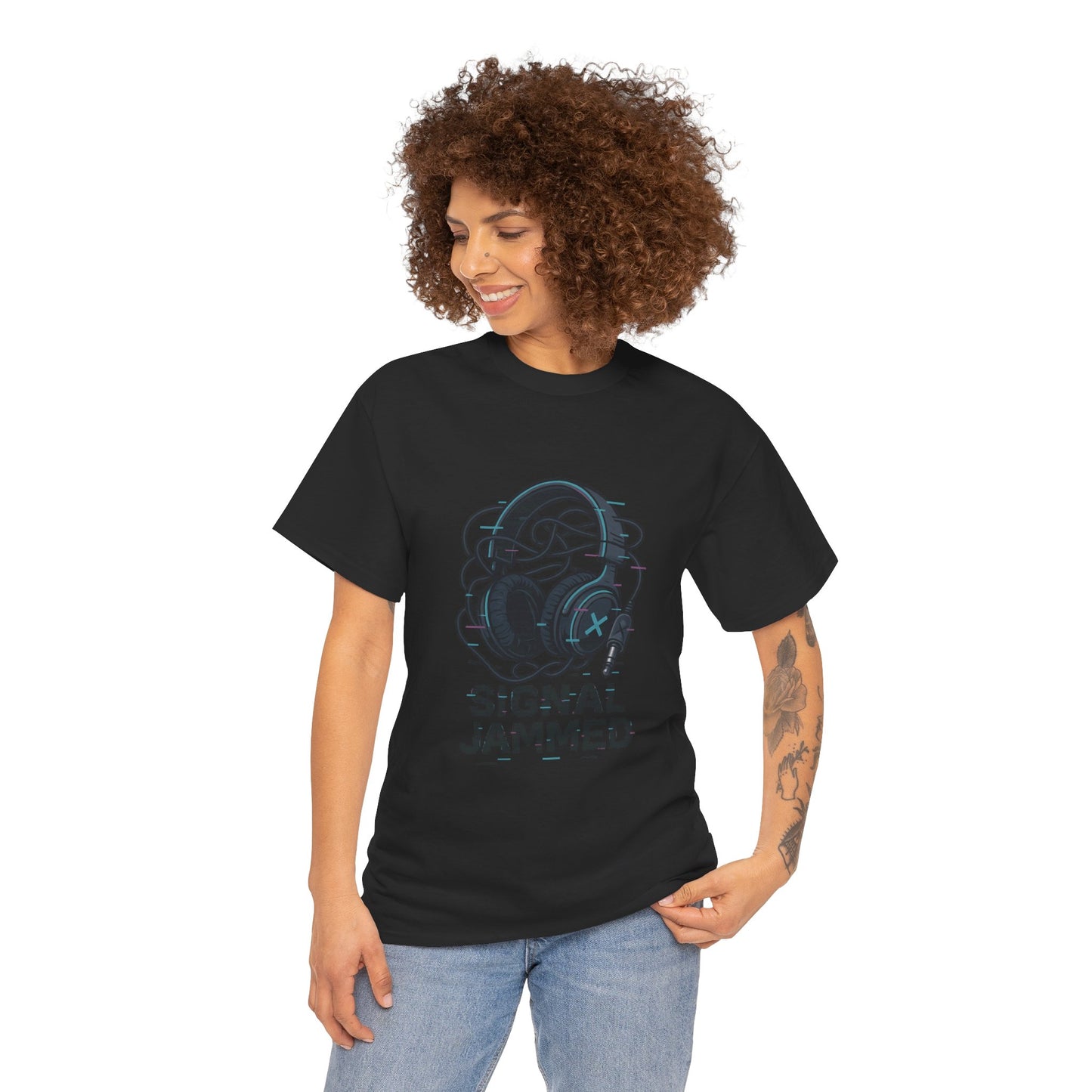 Signal Jammed Unisex Heavy Cotton Tee