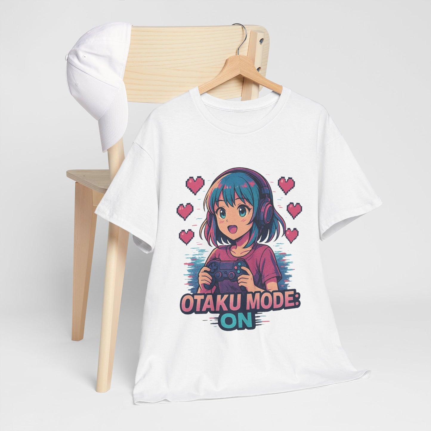 Anime Gamer Tee - Otaku Mode ON
