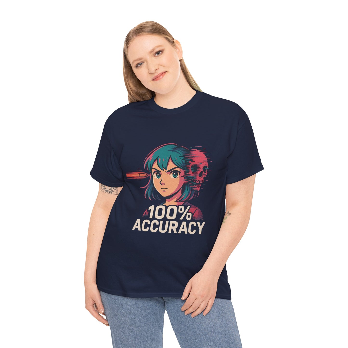100% Accuracy Graphic Tee for Gamers - Unisex Cotton