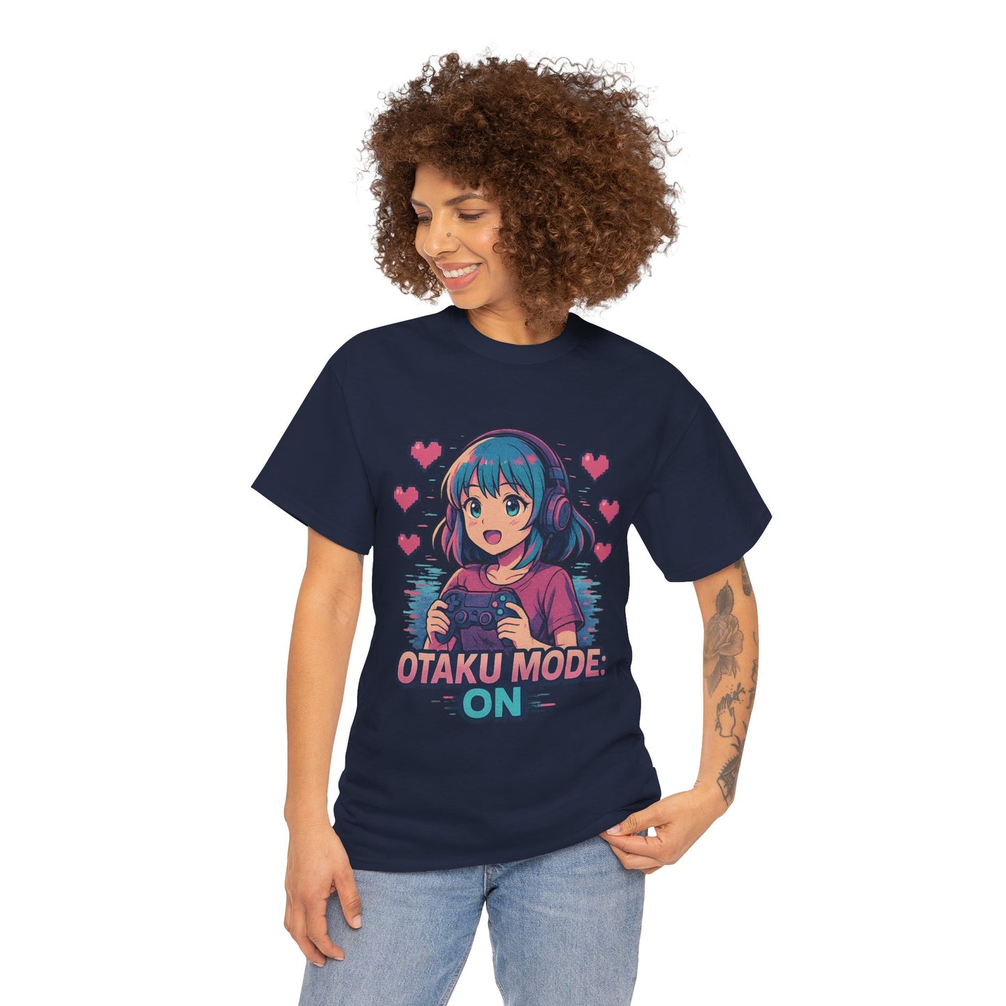 Anime Gamer Tee - Otaku Mode ON