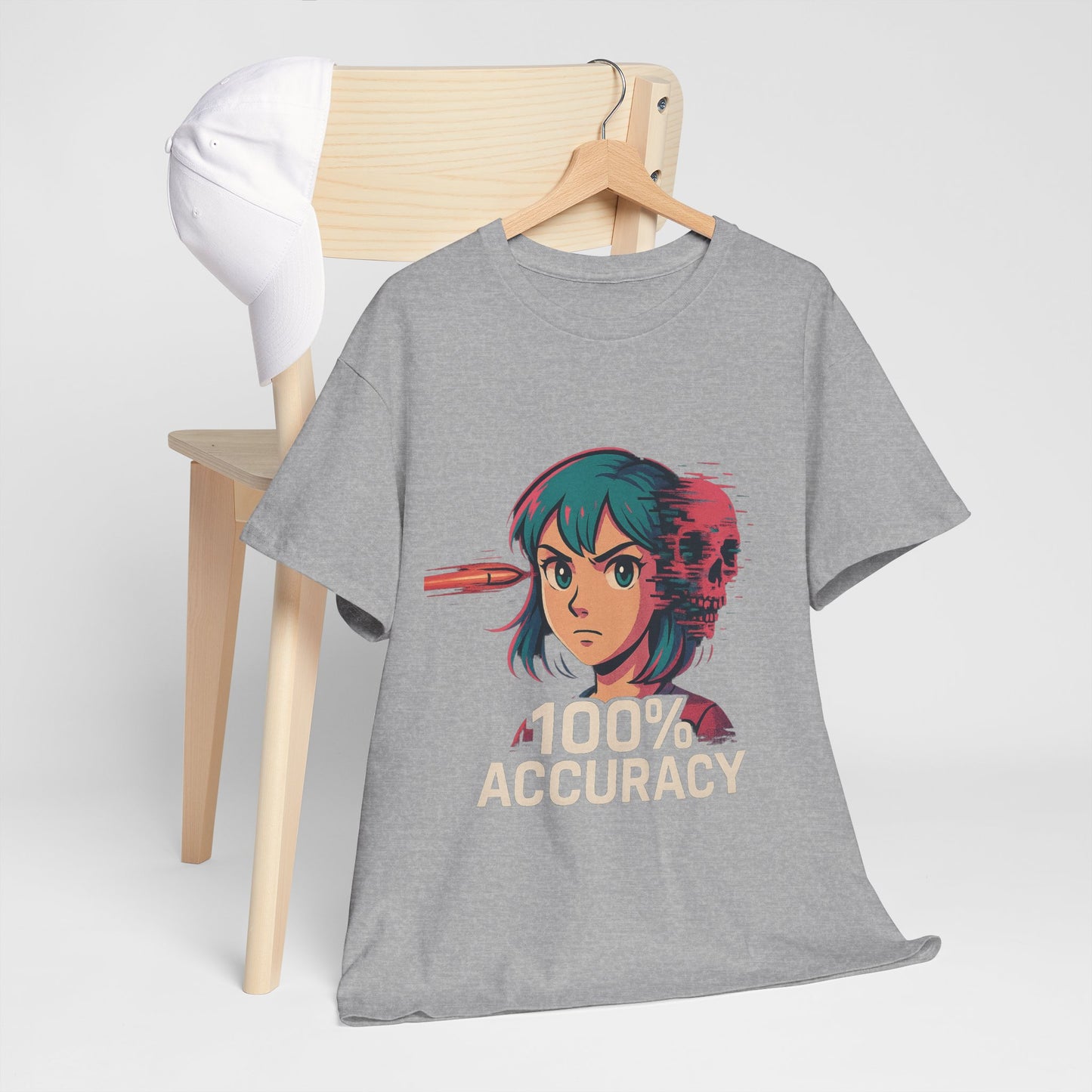 100% Accuracy Graphic Tee for Gamers - Unisex Cotton